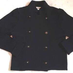 Vintage St john black knit blazer